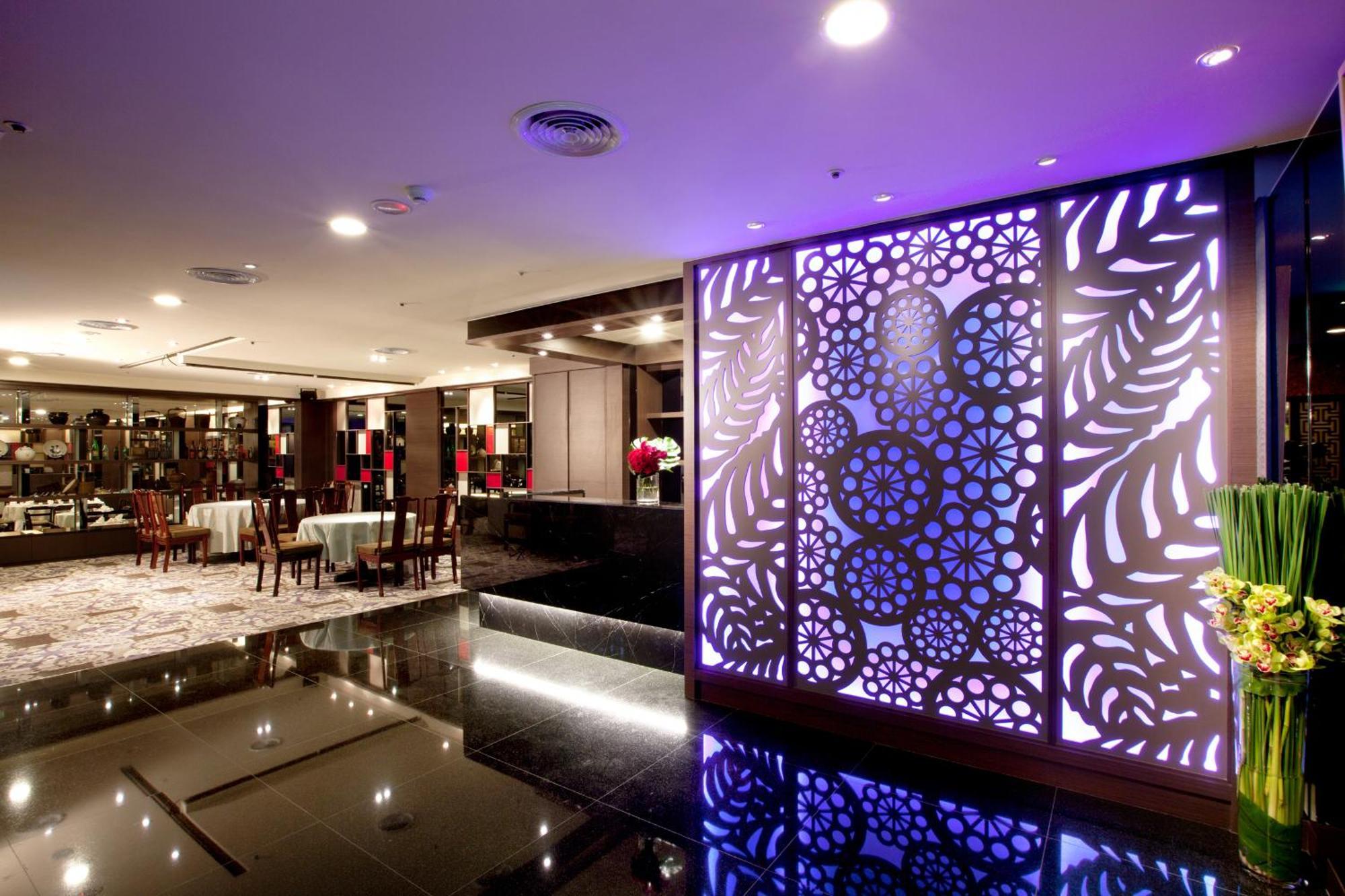 The Howard Plaza Hotel Tchaj-pej Exteriér fotografie The lobby of the hotel